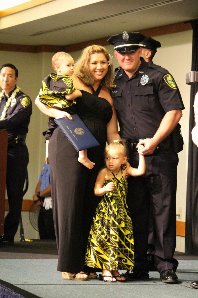 Maui Police Department 83rd Recruit Class and Emergency Services Dispatchers Graduation. Photo by Wendy Osher.
