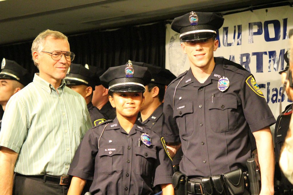 Maui Police Department 83rd Recruit Class and Emergency Services Dispatchers Graduation. Photo by Wendy Osher.