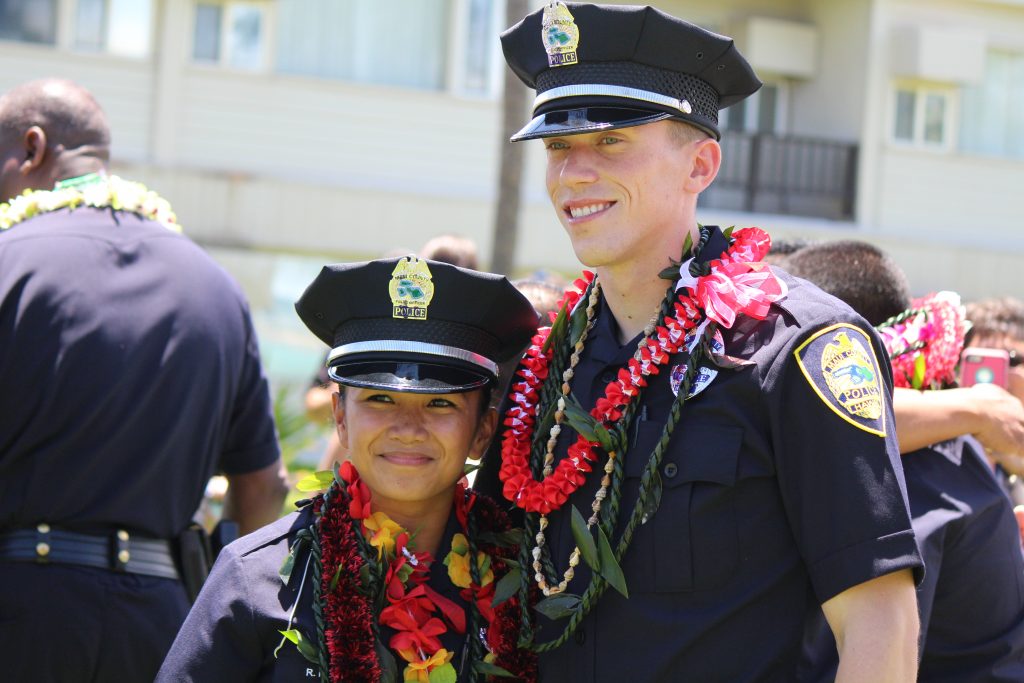 Maui Police Department 83rd Recruit Class and Emergency Services Dispatchers Graduation. Photo by Wendy Osher.