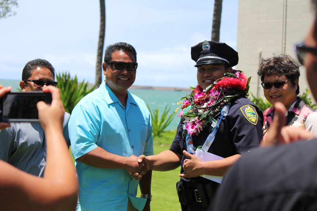 Maui Police Department 83rd Recruit Class and Emergency Services Dispatchers Graduation. Photo by Wendy Osher.
