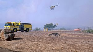 Olowalu-Ukumehame fire, July 8, afternoon, MFD photo