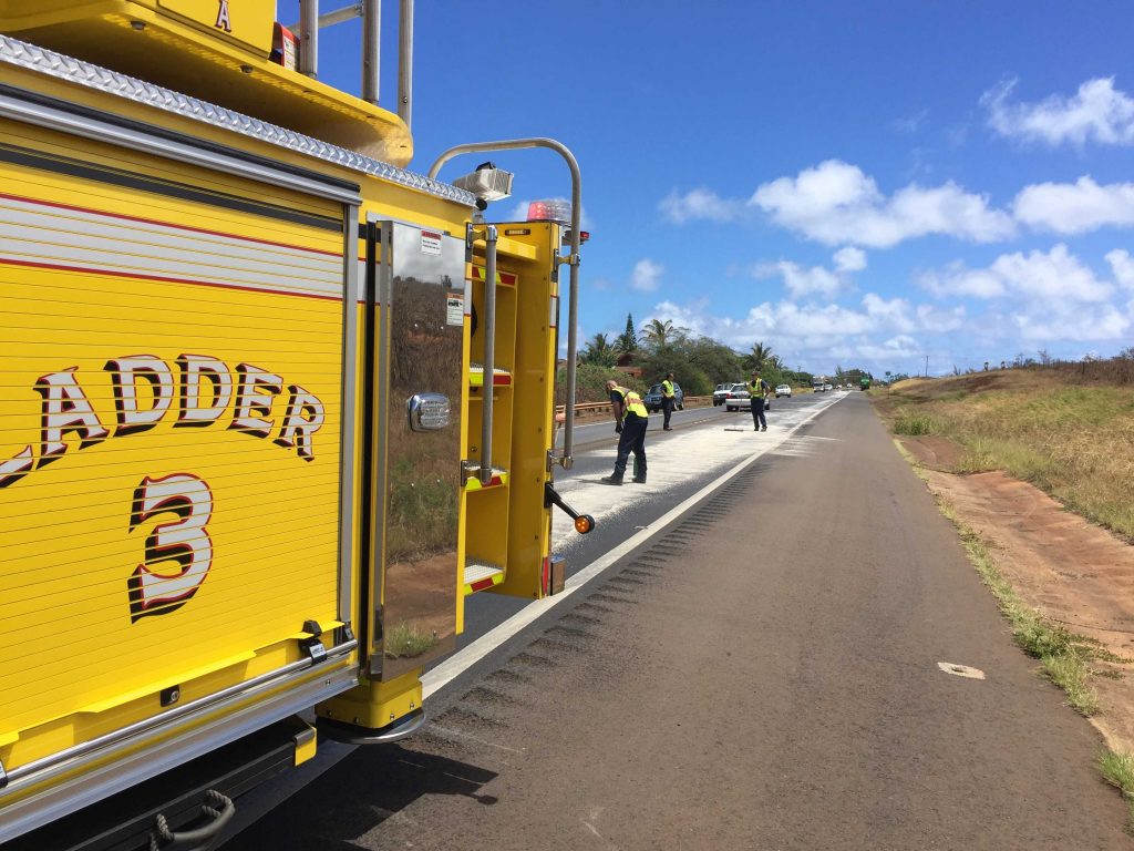 Honokōwai Oil Spill (7.20.16) PC: Maui Fire Dept