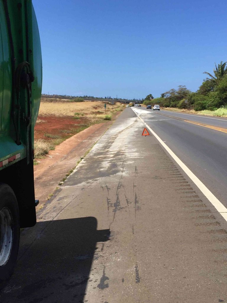 Honokōwai Oil Spill (7.20.16) PC: Maui Fire Dept