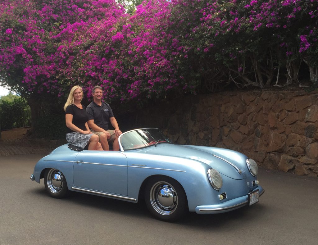 Maui Roadsters owners Christine Vestfals & Larry Lutz #2 credit Irene Vestfals