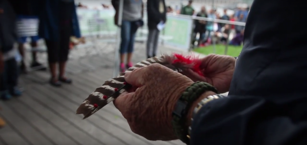 Hōkūleʻa arriving in Boston, MA (7.09.2016) Image credit: Polynesian Voyaging Society / Nāʻālehu Anthony / ʻŌiwi TV