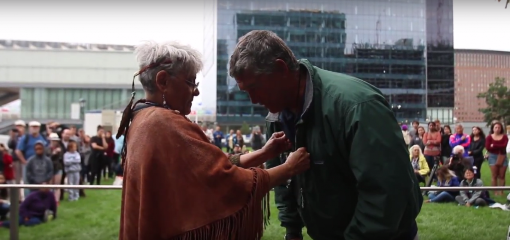 Hōkūleʻa arriving in Boston, MA (7.09.2016) Image credit: Polynesian Voyaging Society / Nāʻālehu Anthony / ʻŌiwi TV