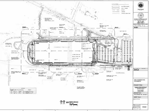 Kahului Airport Access Road Notice to Motorists. PC: Hawaiʻi Department of Transportation.