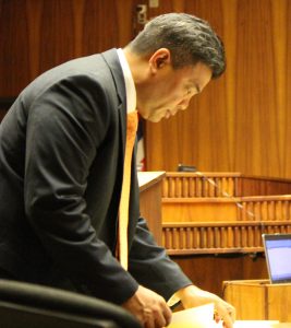 Prosecuting attorney Robert Rivera. (6.27.16) Photo by Wendy Osher.
