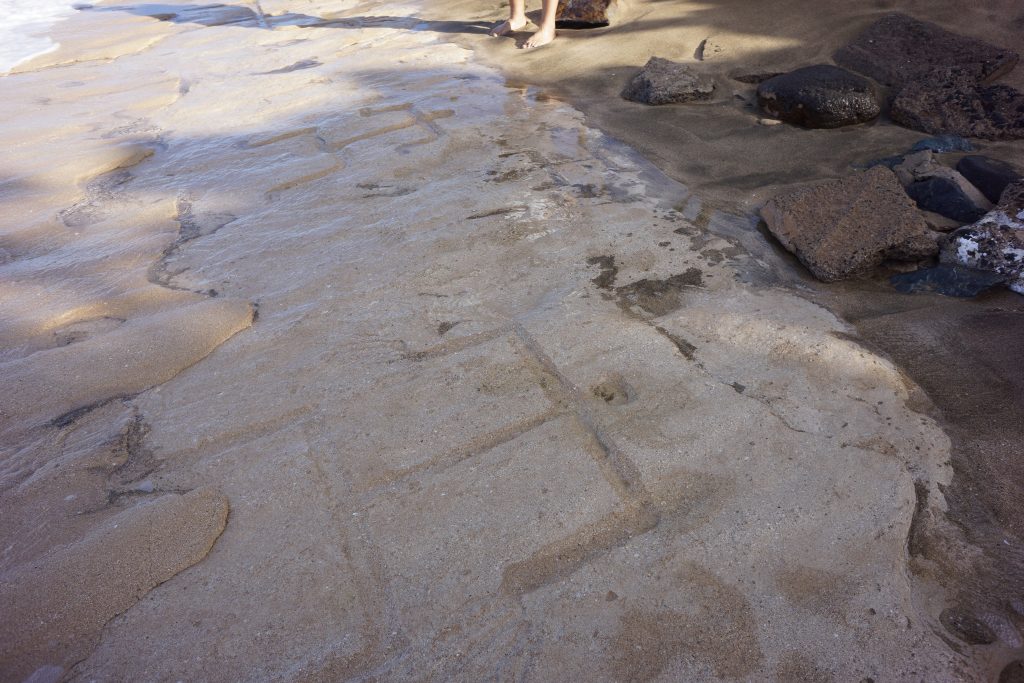 Waiʻanae petroglyphs. Photo credit: Hawaiʻi Department of Land and Natural Resources.