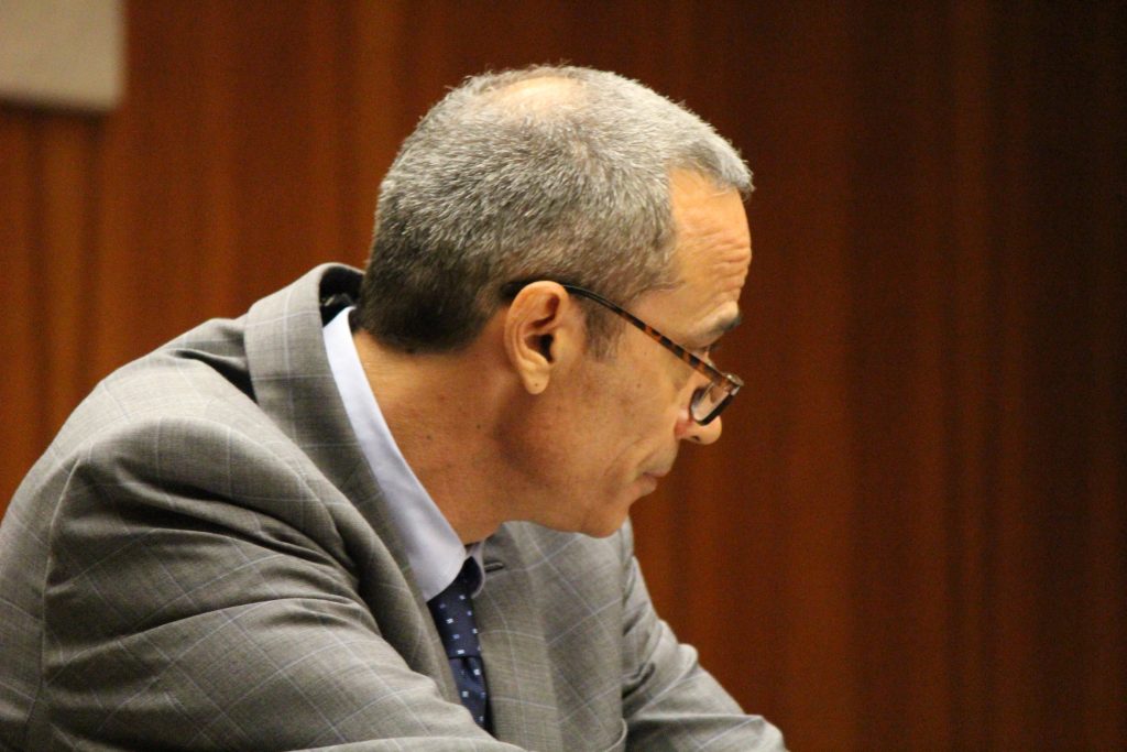 Capobianco's defense attorney Jon Apo. Photo by Wendy Osher.