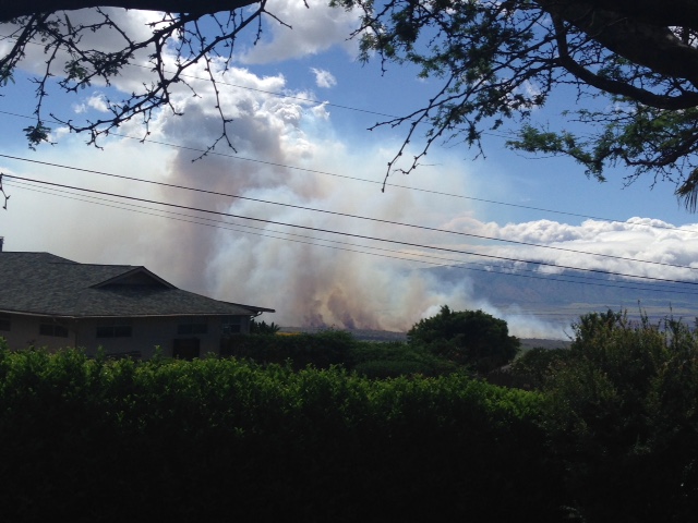 Brush fire, 8.20.16. PC: