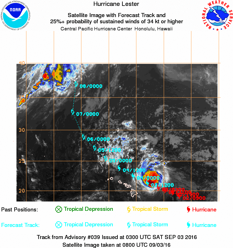 Lester. 10 p.m. on 9.2.16. Image credit: NOAA/NWS/CPHC