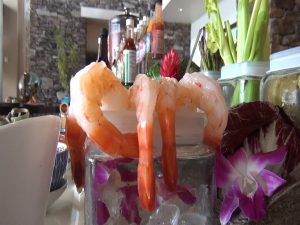 Bloody Mary bar options at Cane & Canoe. Photo by Kiaora Bohlool.