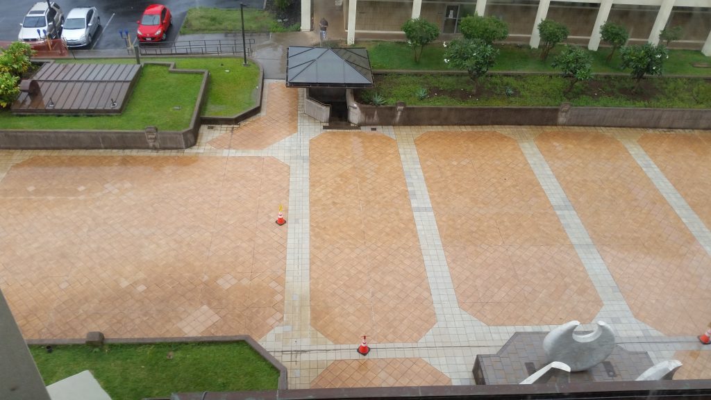 Wailuku, Maui during Flash Flood Warning on Tuesday afternoon, 9.13.16. PC: Wendy Osher.