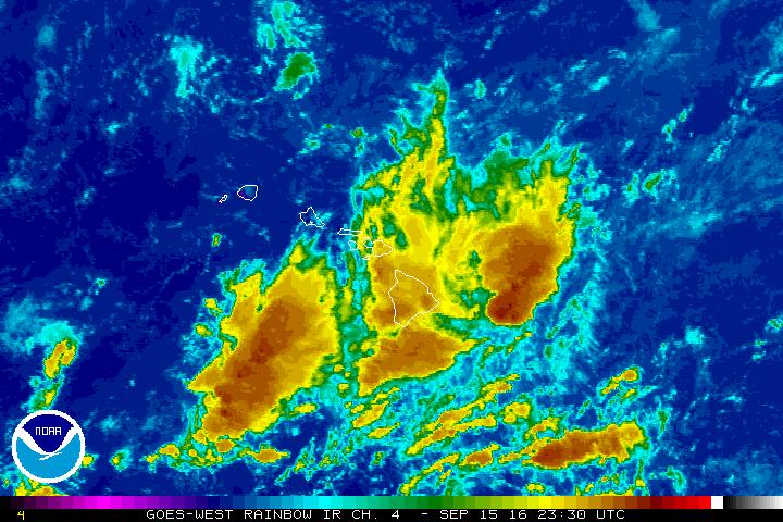 SATELLITE Imagery : 1:30 p.m. 9.15.16, NOAA / NWS