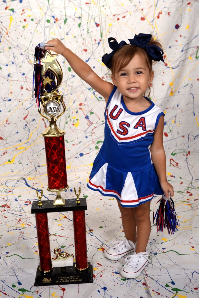 Photo of 2015 Maui’s Baby of the Year, Cameron Delatori Brown.