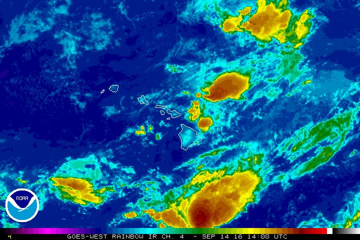 Satellite imagery as of 4 a.m. 9.14.16. Image credit: NOAA/NWS.