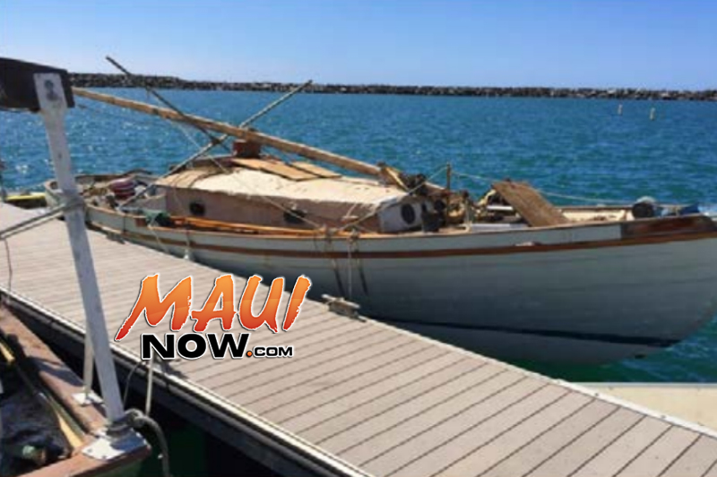 KOLINA moored at Kawaihae South Harbor loading dock berth (Exhibit 86) Image: US Coast Guard, Final Action Report.