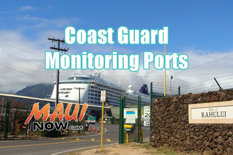Coast Guard monitoring ports in advance of Lester.
