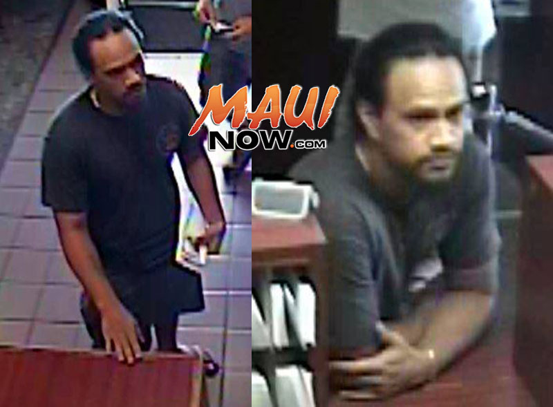 Surveillance images courtesy: Maui Police Department.