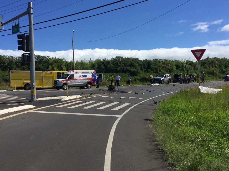 Haleakalā Highway accident, 10.816. PC: Tracy Michelle O'Reilly