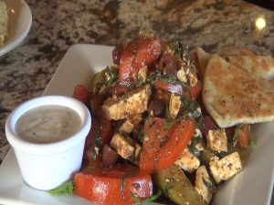 Village Salad at Pita Paradise. Photo by Kiaora Bohlool.