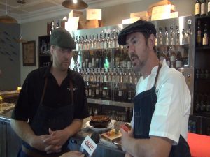 Matteo's Chef de Cuisine Rodney Mann and Chef/ Owner Matteo Mistura. Photo by Kiaora Bohlool.