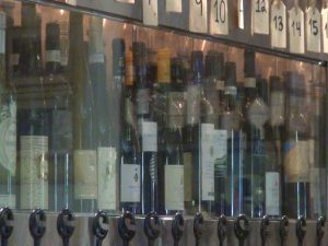 Wines at Matteo's. Photo by Kiaora Bohlool.