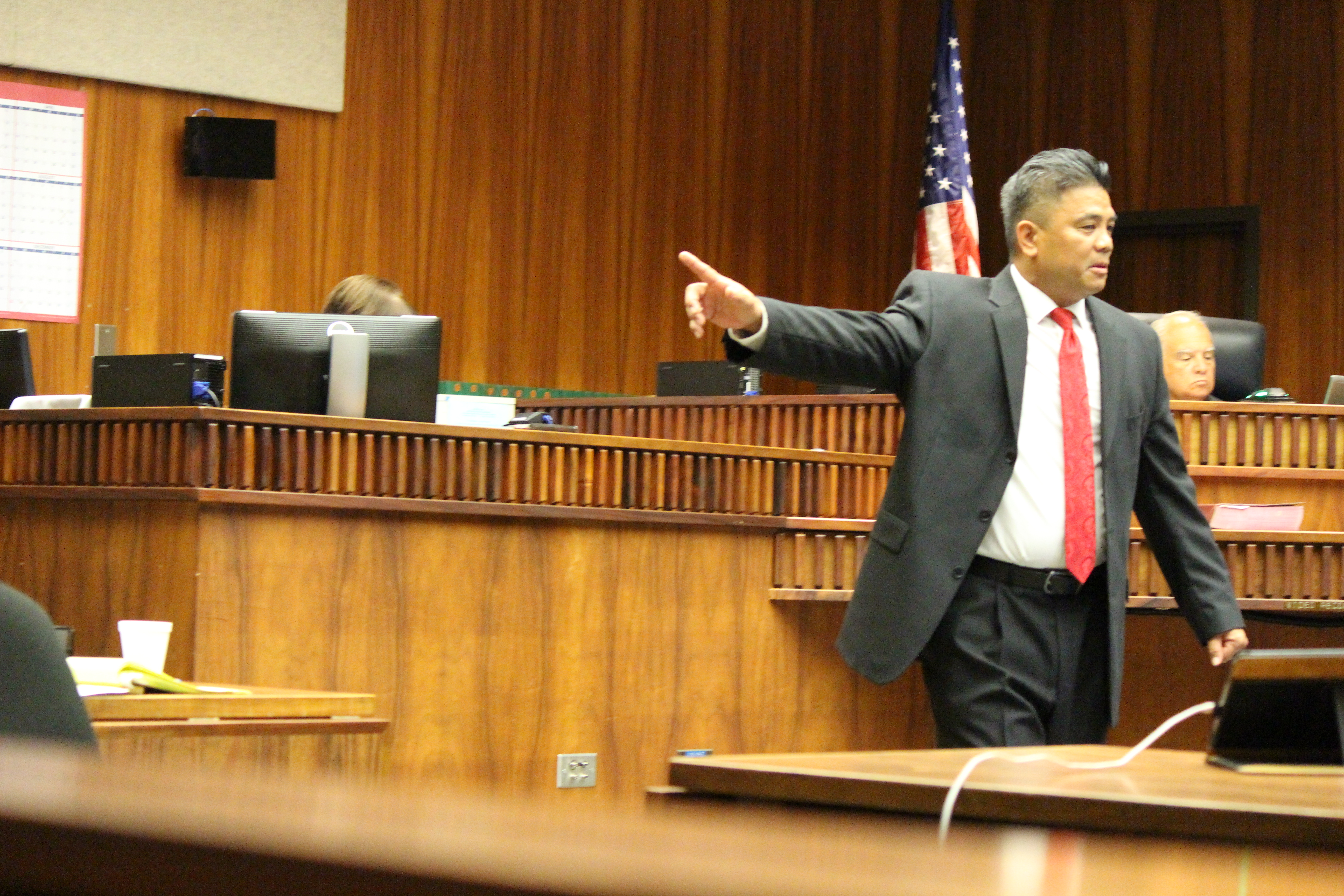 Prosecuting Attorney Robert Rivera. Photo 11.29.16 by Wendy Osher.