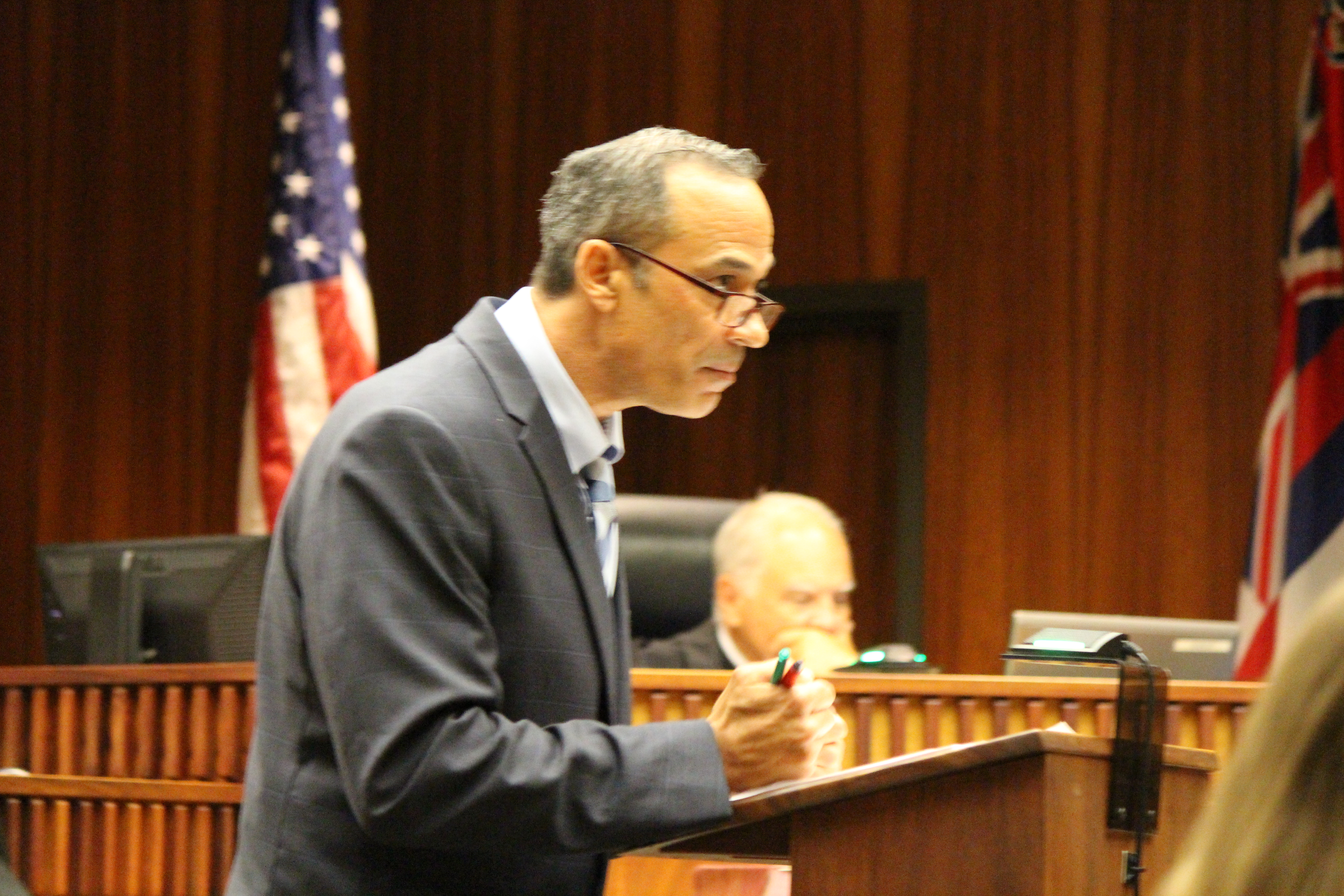State v Capobianco trail. Defense Attorney Jon Apo. PC: 11.30.16 by Wendy Osher.