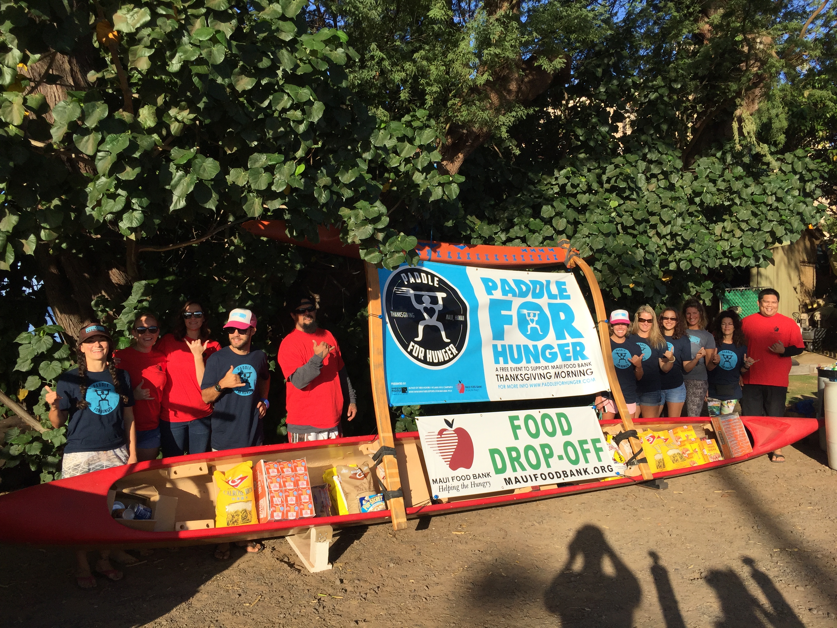 Paddle for Hunger 2016. PC: Hawaiian Paddle Sports