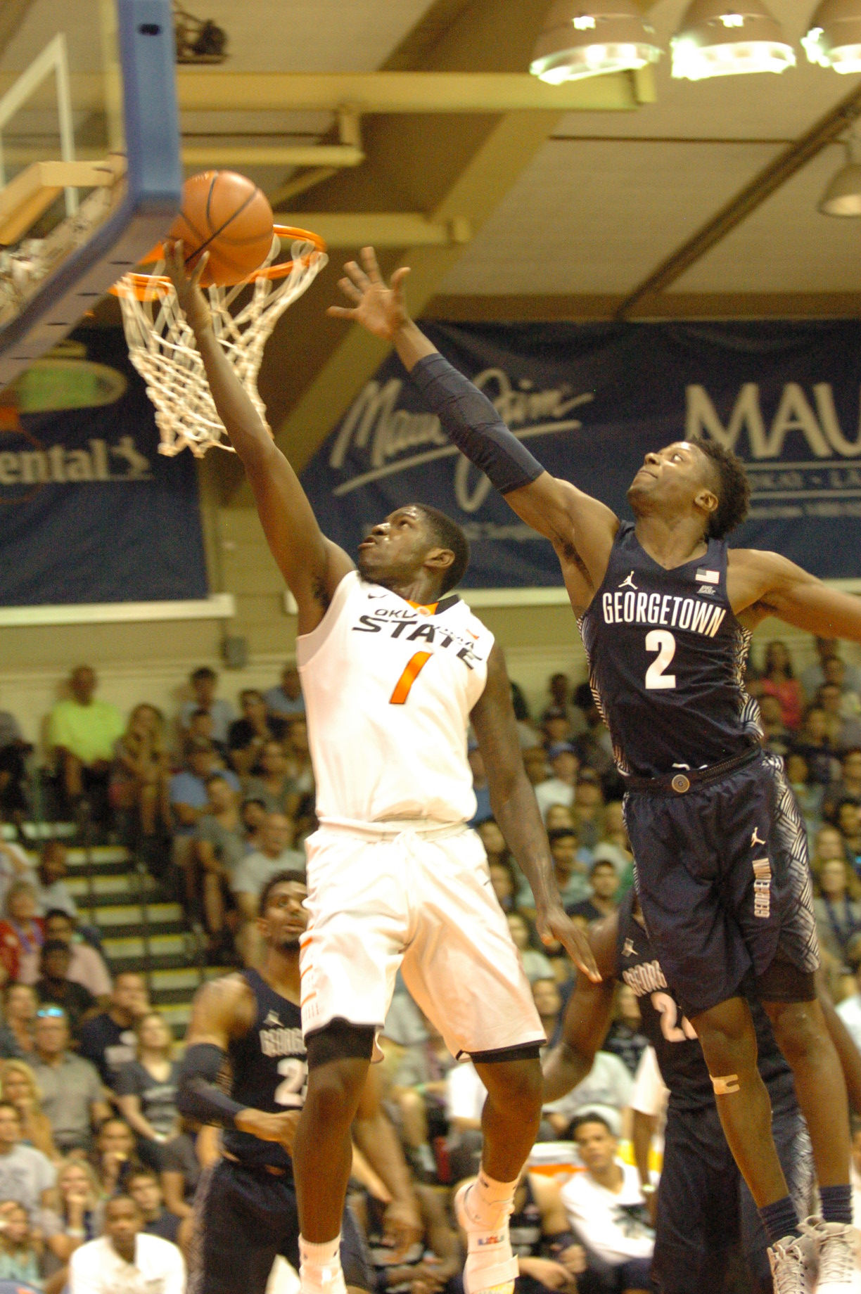 OSU #1 Jawun Evans. GU vs OSU. PC: Joel B. Tamayo
