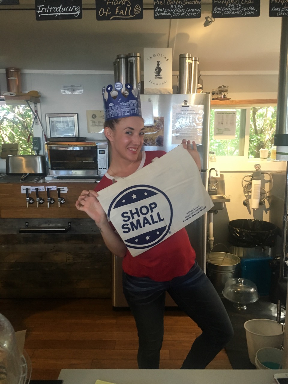 Sip Me owner, Laura Wentworth. Shop Small Saturday happens Nov. 26, 2016.