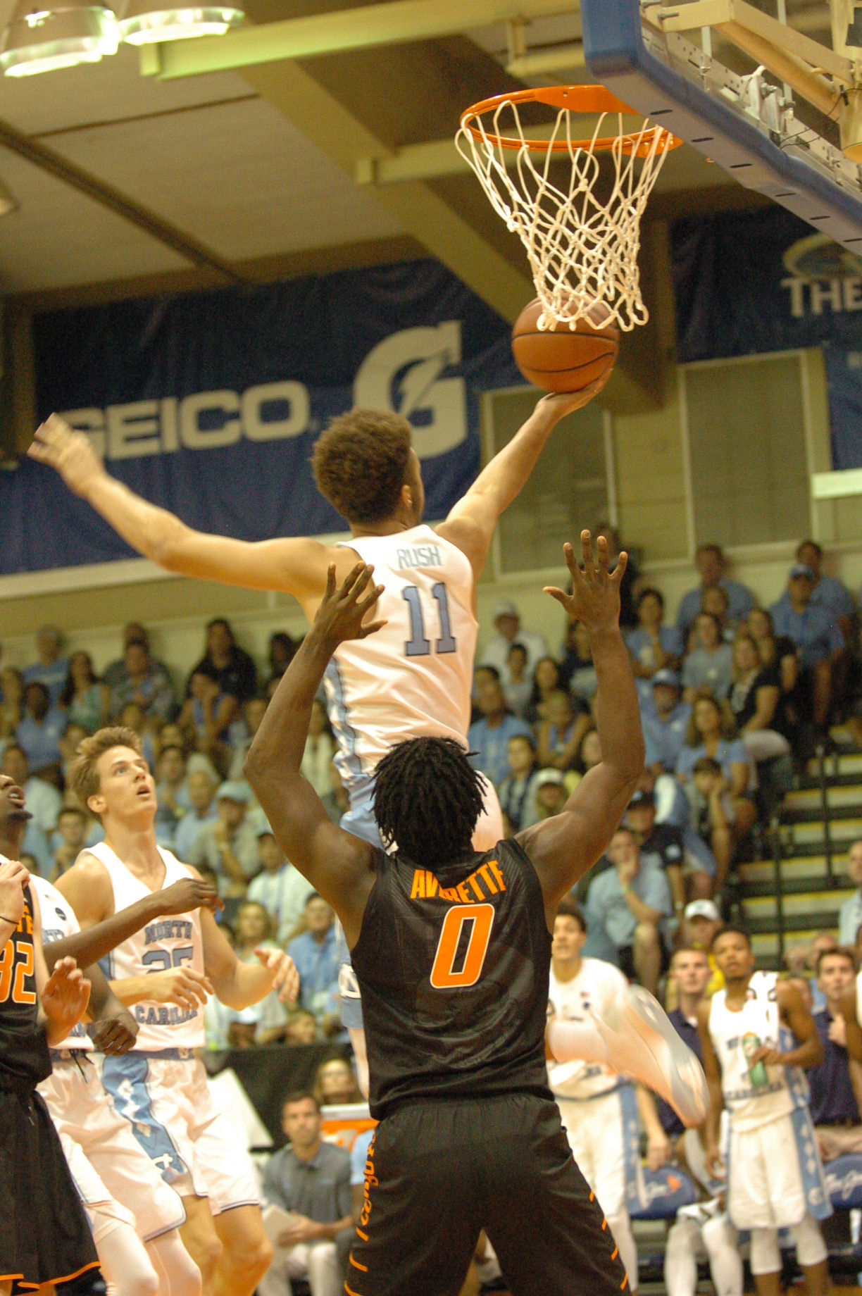 UNC #11 Rush. PC: Joel B. Tamayo.