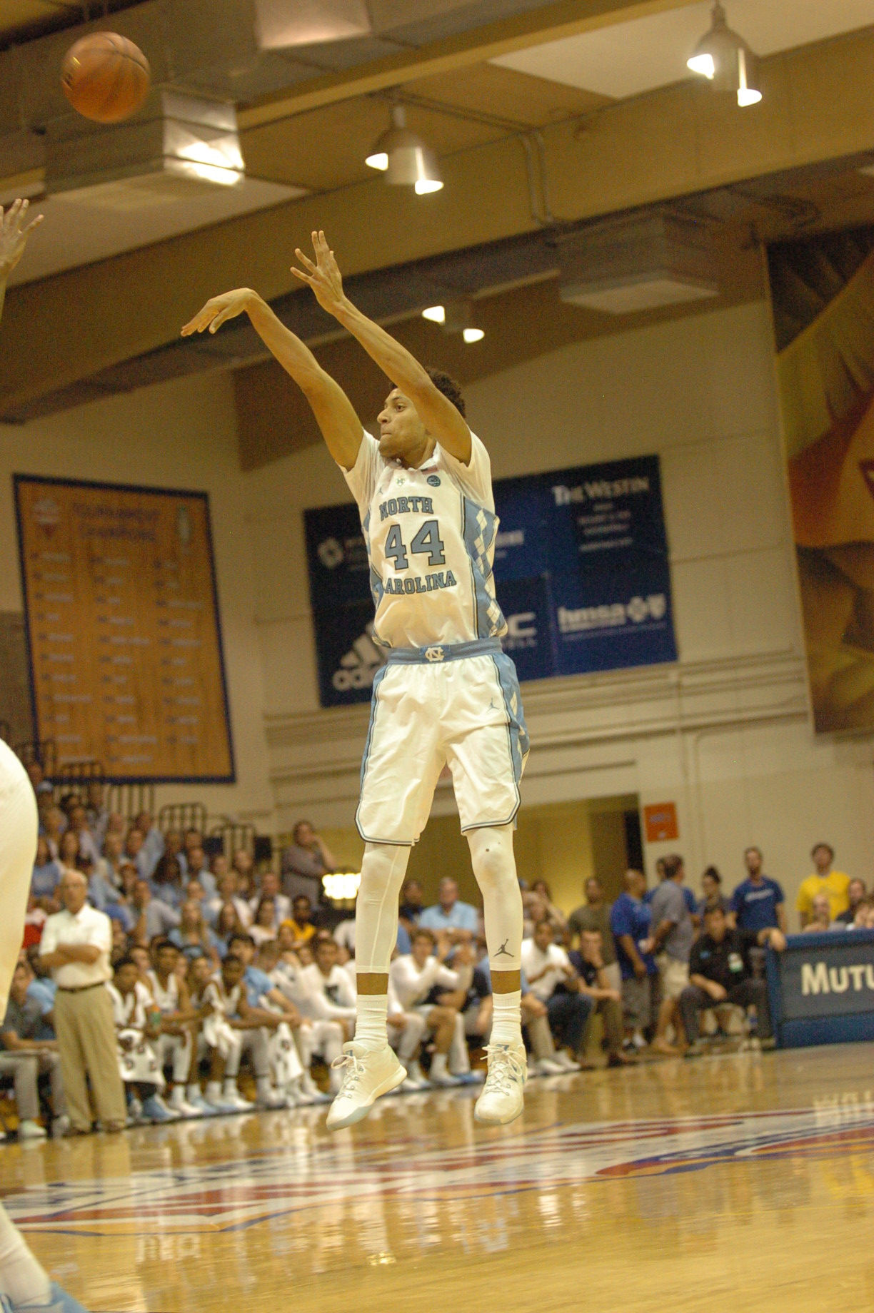 UNC #44 Justin Jackson. PC: Joel B. Tamayo.