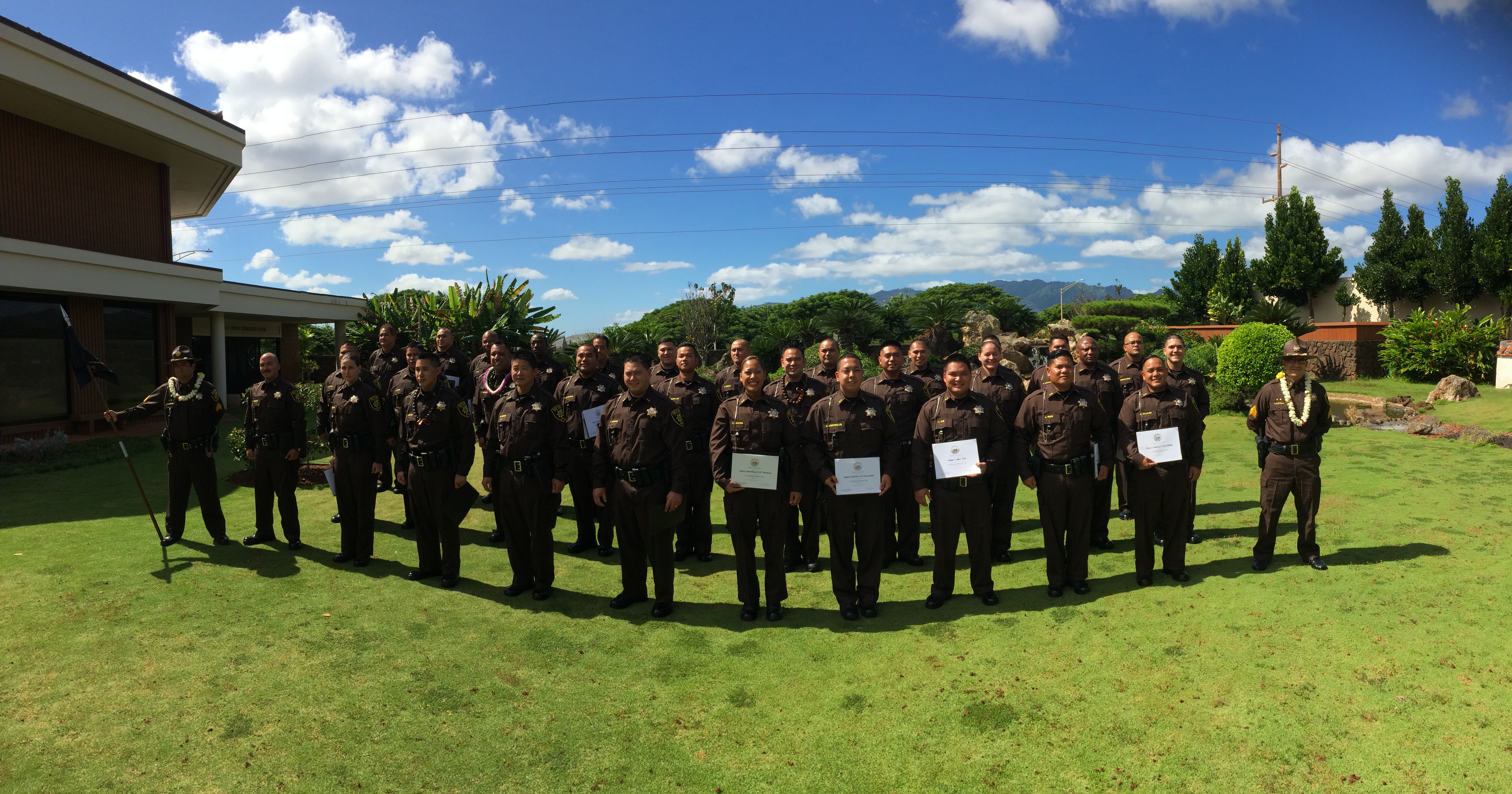 32 new deputies were added to the Sheriff Division and will be assigned to positions across the state.