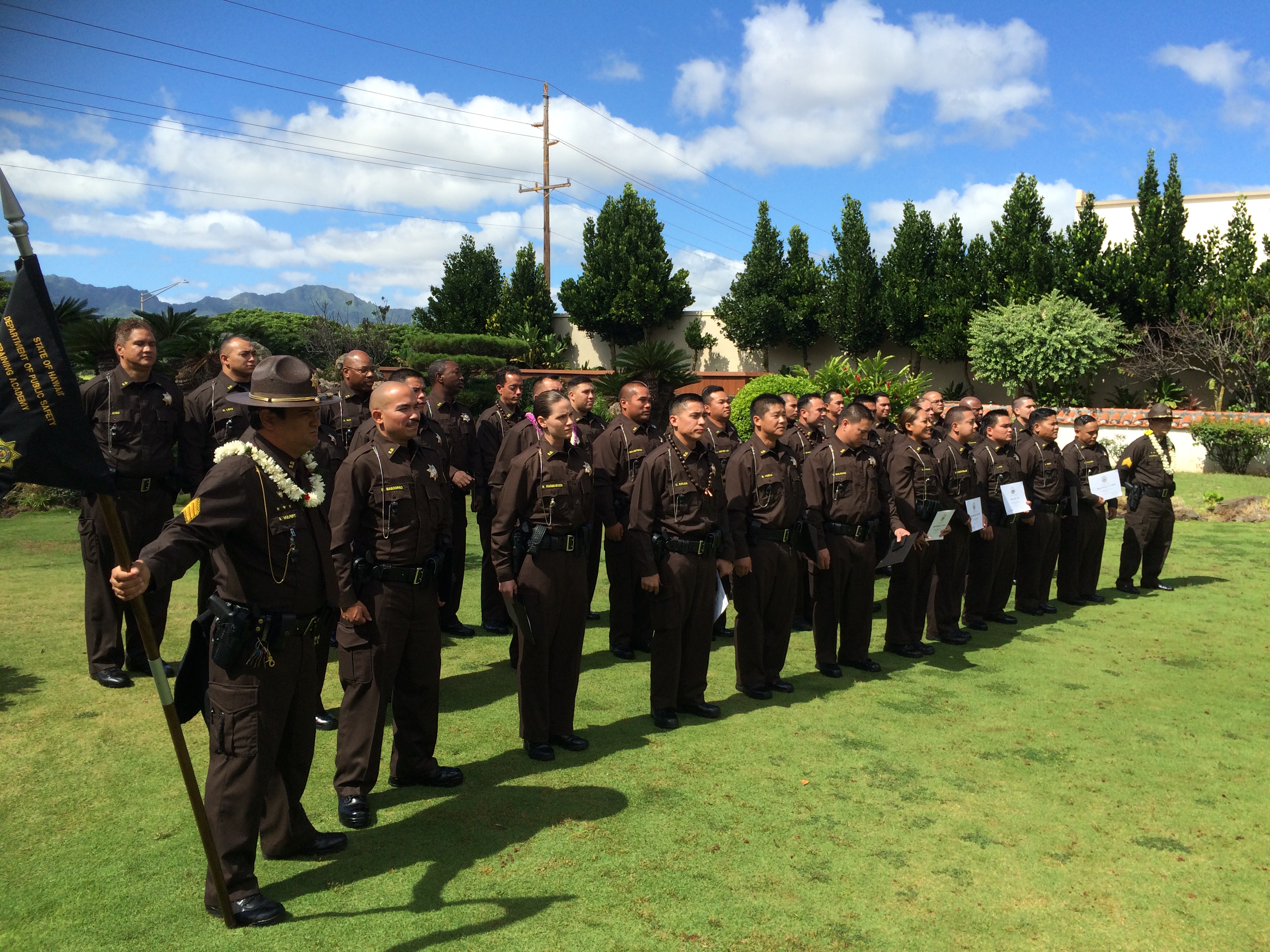 32 new deputies were added to the Sheriff Division and will be assigned to positions across the state.
