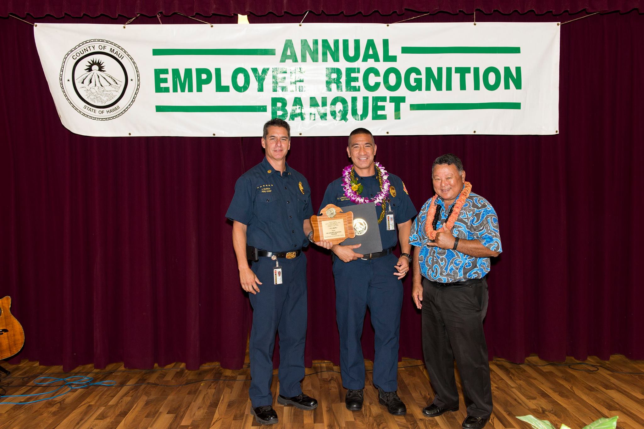 County of Maui Team of the Year, Fire Ground Operations.