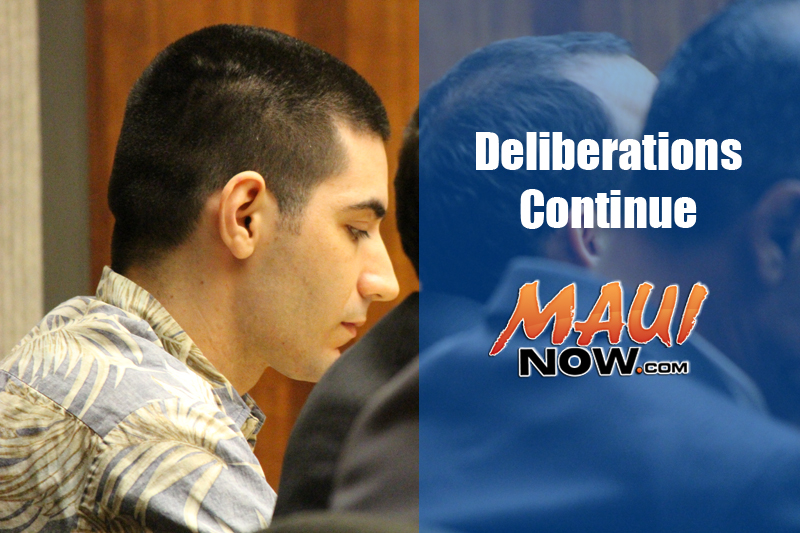 Deliberations continue in State v Capobianco jury trial. Capobianco is standing trail for a second degree murder and arson charge in the death of his pregnant ex-girlfriend, Charli Scott in February of 2014. Photo: Steven Capobianco. PC: Wendy Osher 12.01.16.
