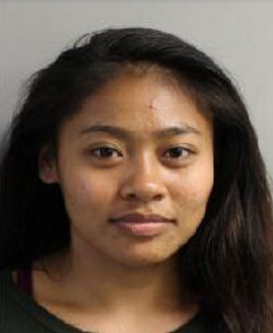 Ashley Ramos, 19, of Lahiana was arrested yesterday afternoon and was charged with Robbery in the First Degree, Unauthorized Entry into a Motor Vehicle, Unauthorized Control of a Propelled Vehicle, Terroristic Threatening in the First Degree and Kidnapping.