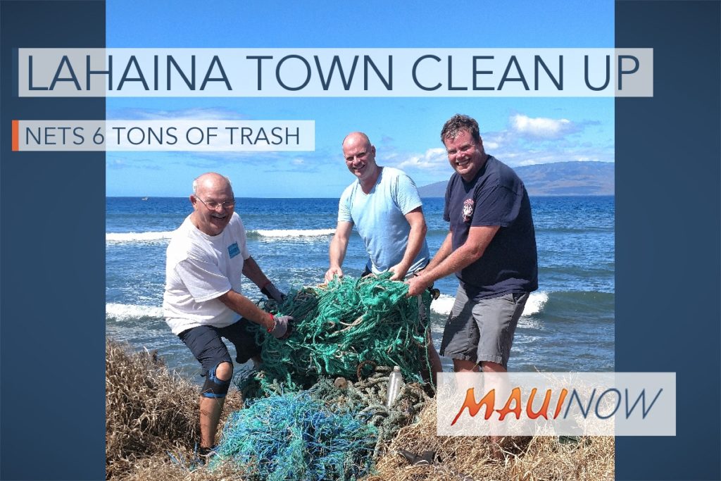 Volunteers Collect 6 Tons of Trash at Lahaina CleanUp Maui Now