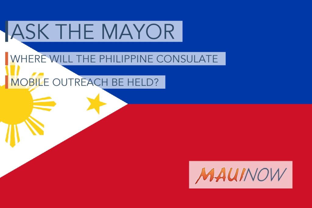 Ask the Mayor Where Will the Philippine Consulate Mobile Outreach be