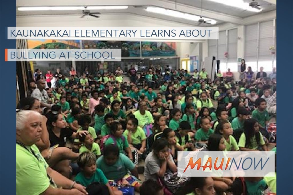 Kaunakakai Elementary Learns About Bullying at School Maui Now