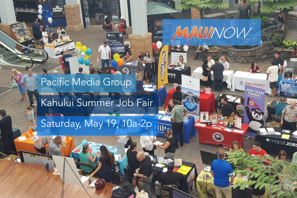 Pacific Media Group Kahului Job Fair, May 19 Maui Now