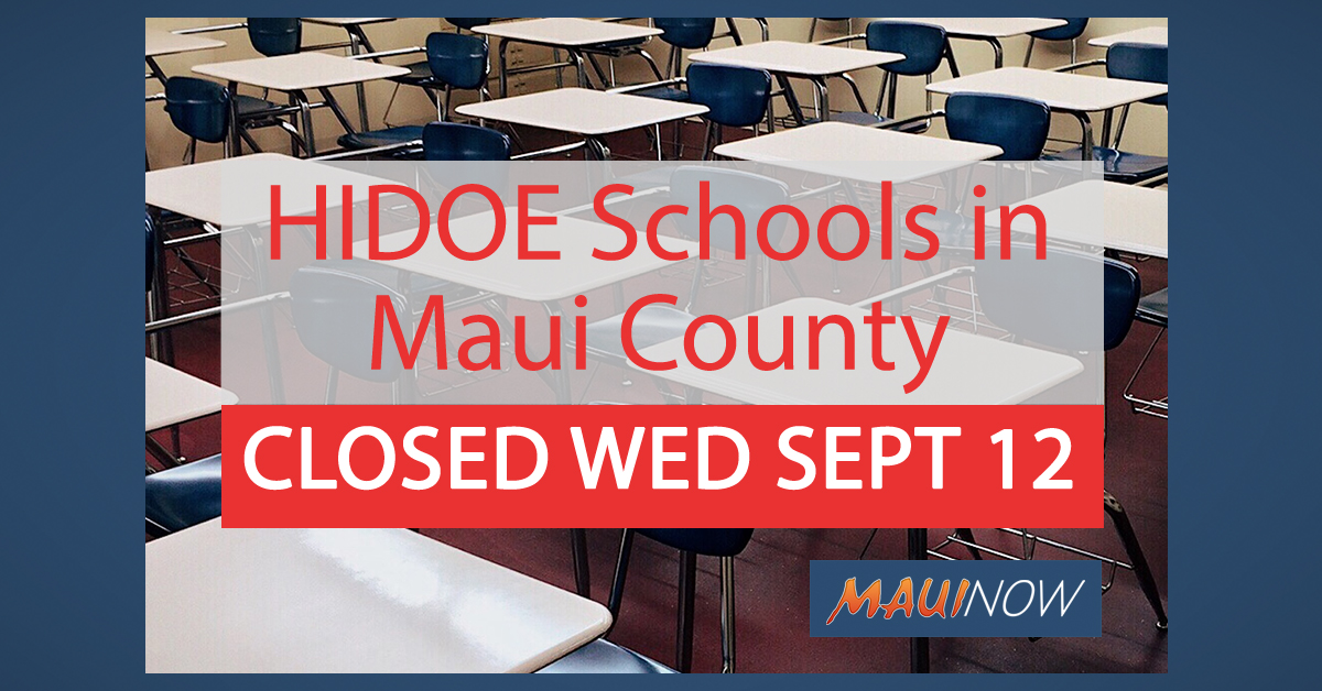 HIDOE to Reopen Most Schools Monday, Aug. 27 Maui Now