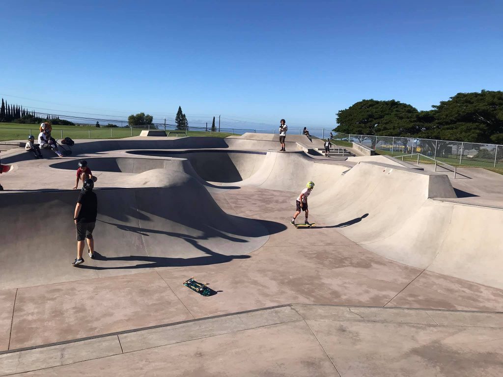 Upcountry Skate Park Provides 15,000 Sq Ft of Skateable Space Maui