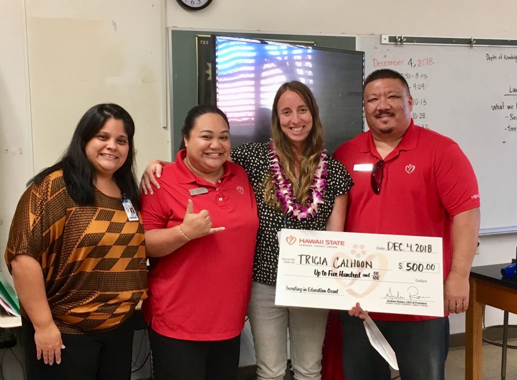 Credit Union Awards 40K to Hawai‘i Teachers Maui Now
