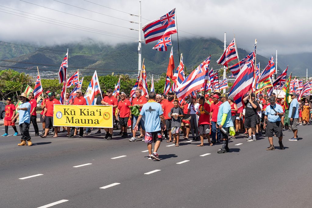 Thousands Take to the Streets to Protest TMT Maui Now