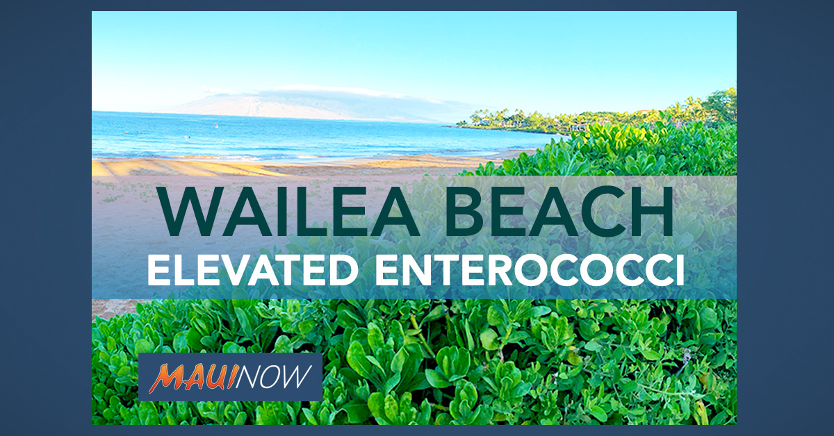 Update High Bacteria Count Notification at Cove Park, Maui Maui Now