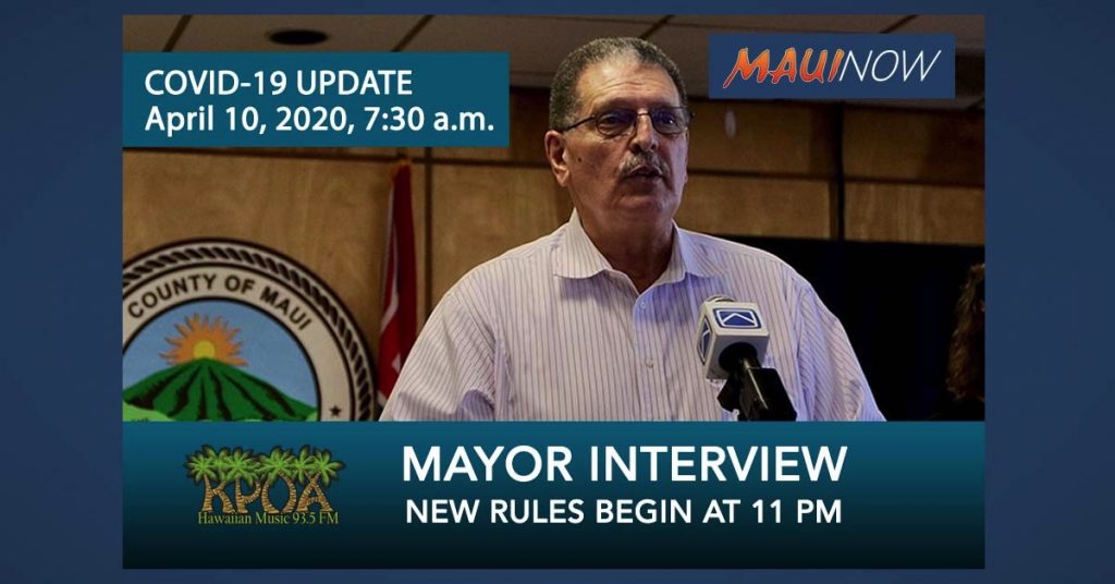 Mayor Interview Explains New Maui Rules and Curfew Maui Now